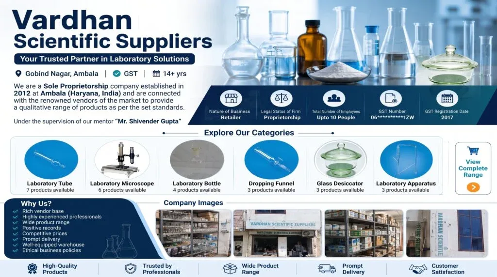 Vardhan Scientific — digital profile on TapToExplore